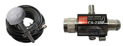 衛星接收天線和避雷器 衛星接收天線和避雷器